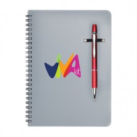 Avalon/Notebook Combo - Red Custom Engraved