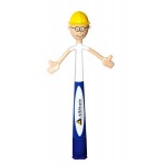 Safety Bend-A-Pen (Full Color Digital) Custom Imprinted