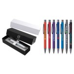 Custom Engraved Bowie Softy - Full Color - Full Color Metal Pen in Premium Gift Box