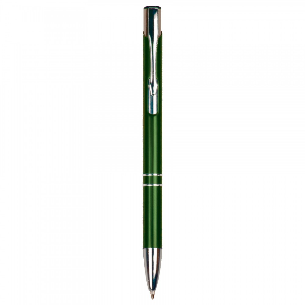 Logo Branded Pen with Silver Trim