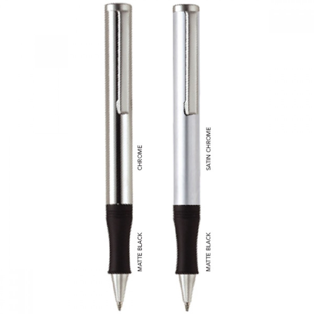 Logo Branded Atlanta Collection Oversized Ballpoint Pen w/ Color Grip Logo Branded Atlanta Collection Oversized Ballpoint Pen w/ Color Grip