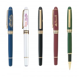 Custom Engraved Saxon-I Luxury Rollerball Pen (Gel Pen)