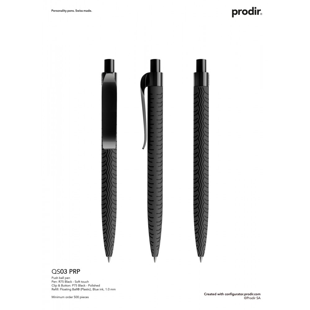 Logo Branded Prodir Polished One-to-One Soft Touch Pen Logo Branded Prodir Polished One-to-One Soft Touch Pen