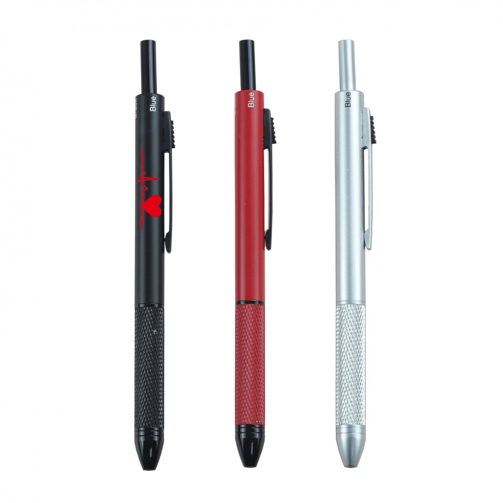 Gravity-sensing 4 Color metal pen Logo Branded