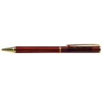 Slim Wood Ballpoint Pen Custom Engraved