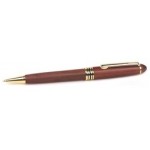 Illusion Wood Twist Action Ballpoint Pen Logo Branded