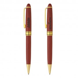 Custom Engraved The Milano Blanc Rosewood Ballpoint Pen
