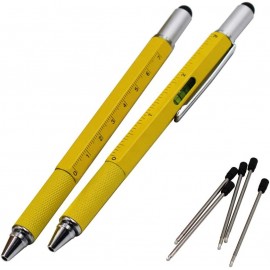 6 in 1 Screwdriver Tool Pen - Mini Multifunction Pen with Stylus Custom Imprinted  6 in 1 Screwdriver Tool Pen - Mini Multifunction Pen with Stylus Custom Imprinted