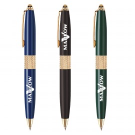 Logo Branded New Athena Brass Ballpoint Pen