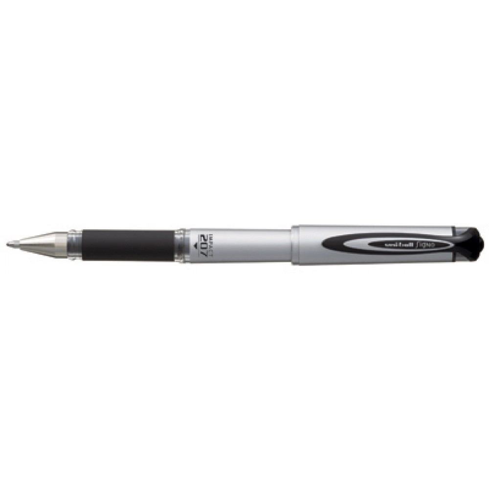 Uni-ball 207 Impact Capped SIGNO Gel Pen w/ Black Trim BLACK,BLUE OR RED INKS AVAILABLE Logo Branded