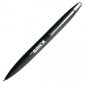 London Metal Pen - Black Logo Branded