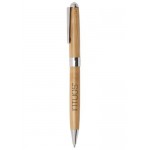 Executive Bamboo Twist Action Ball Point Pens Custom Engraved