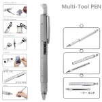 7 In 1 Metal Tool Pen With Phone Stand Logo Branded