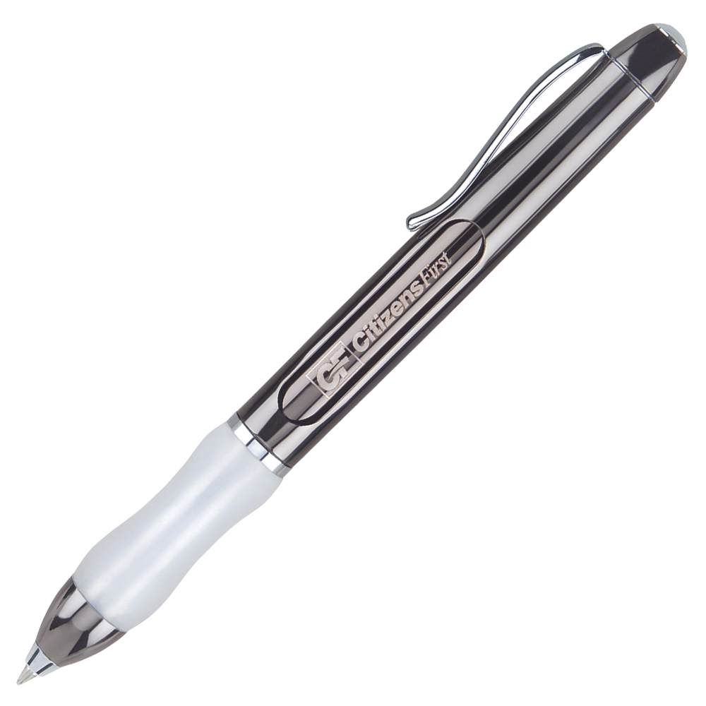 Custom Imprinted Grip Twist Action Brass Ballpoint Pen Custom Imprinted Grip Twist Action Brass Ballpoint Pen