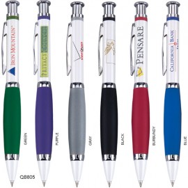 Custom Imprinted Quantum Click Action Brass Ballpoint Pen  Custom Imprinted Quantum Click Action Brass Ballpoint Pen