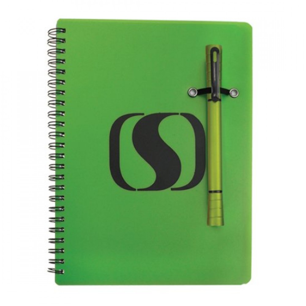 Double / Notebook Combo - Green Logo Branded Double / Notebook Combo - Green Logo Branded