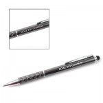 Gray Twirl Touch & Stylus Pen Custom Imprinted