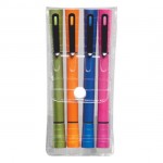 Custom Engraved Double Pen/Highlighter 4pc Gift Pack (Specify Colors)