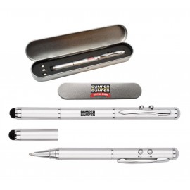 Custom Engraved 3 in 1 Laser/Flashlight/Stylus Pen