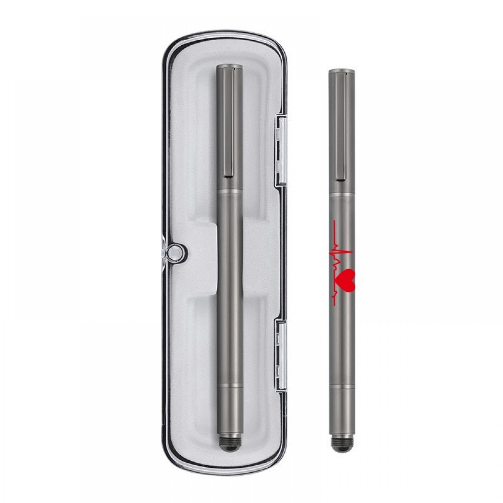 Custom Engraved 2in1 Metal Gel Pen
