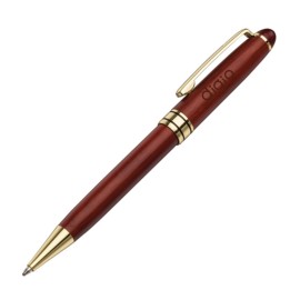 Custom Engraved Carson Brass Pen - Rosewood