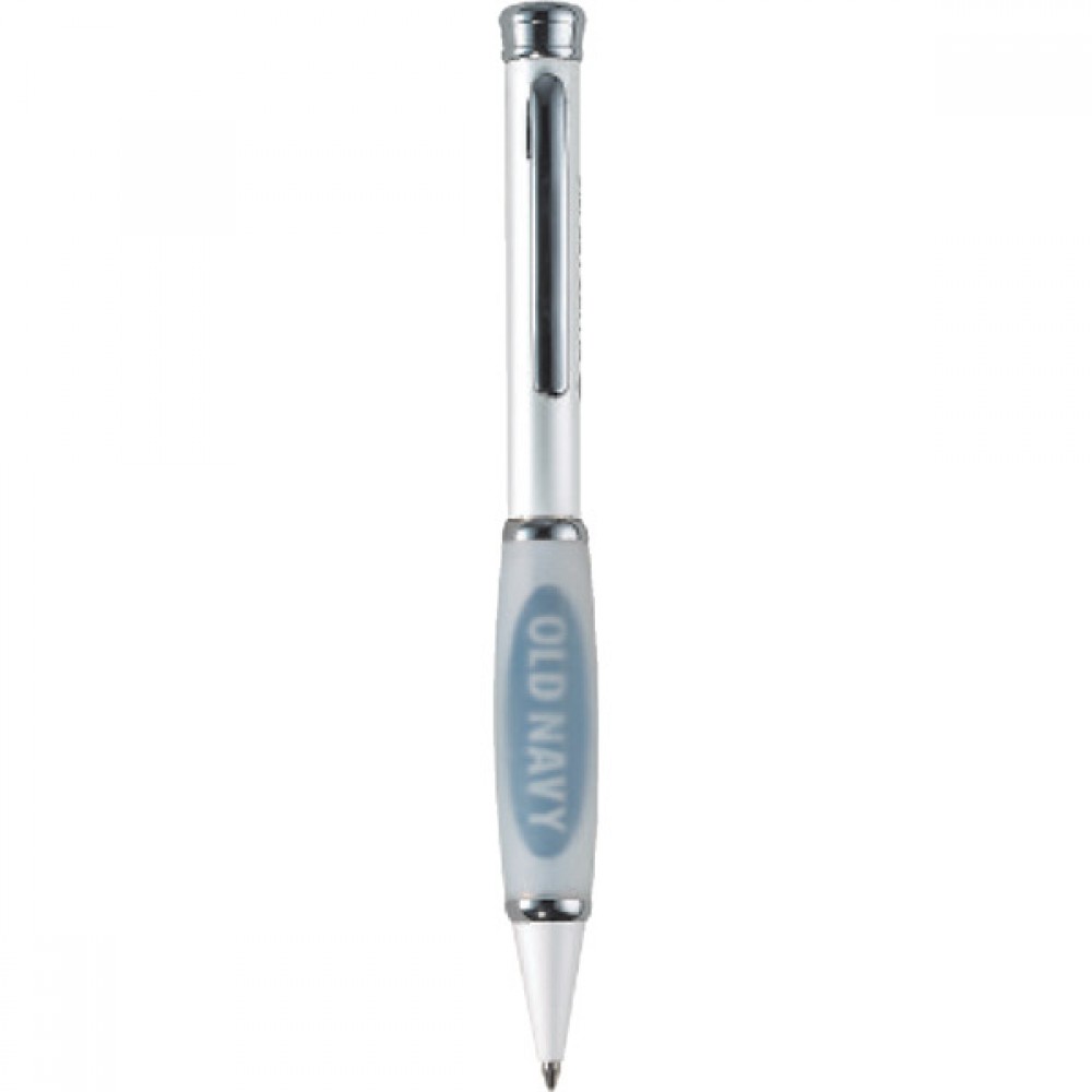 Quantum Twist Action Brass Ballpoint Pen w/ Custom Grip (Heavy Version) Custom Engraved
