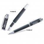 Logo Branded Platinum Series Metallic Cap Off Roller ball Pen