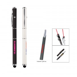 Logo Branded iPad/iPhone Stylus w/Laser Pointer