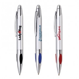 Logo Branded Spinet Twist-Action Ballpoint Pen