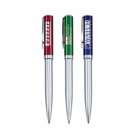 Twist Action Metal Ballpoint Pen Custom Engraved