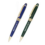 Executive Twister Gold Trim Pens Logo Branded