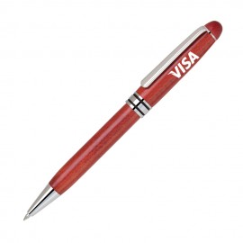 Casper Twist Action Ballpoint Wood Pen Custom Imprinted