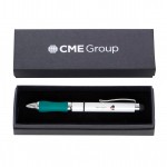 Custom Imprinted PB02 + Stylus-420 Premade Pen Set