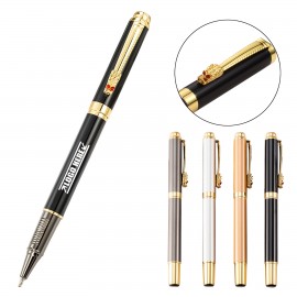 Custom Engraved Dragon Head Metal Pen