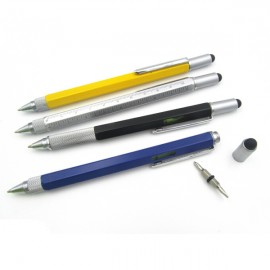 Multi- Tool Stylus Level Pen Custom Imprinted