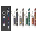 Ellipse & Chroma Softy - ColorJet - Full Color Metal Pen & Flashlight Gift Set Logo Branded