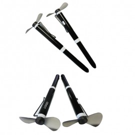 Metal Ballpoint Pen With Fan Custom Imprinted  Metal Ballpoint Pen With Fan Custom Imprinted