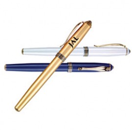 Classic Styling Brass Construction Roller Ball Pen Custom Engraved