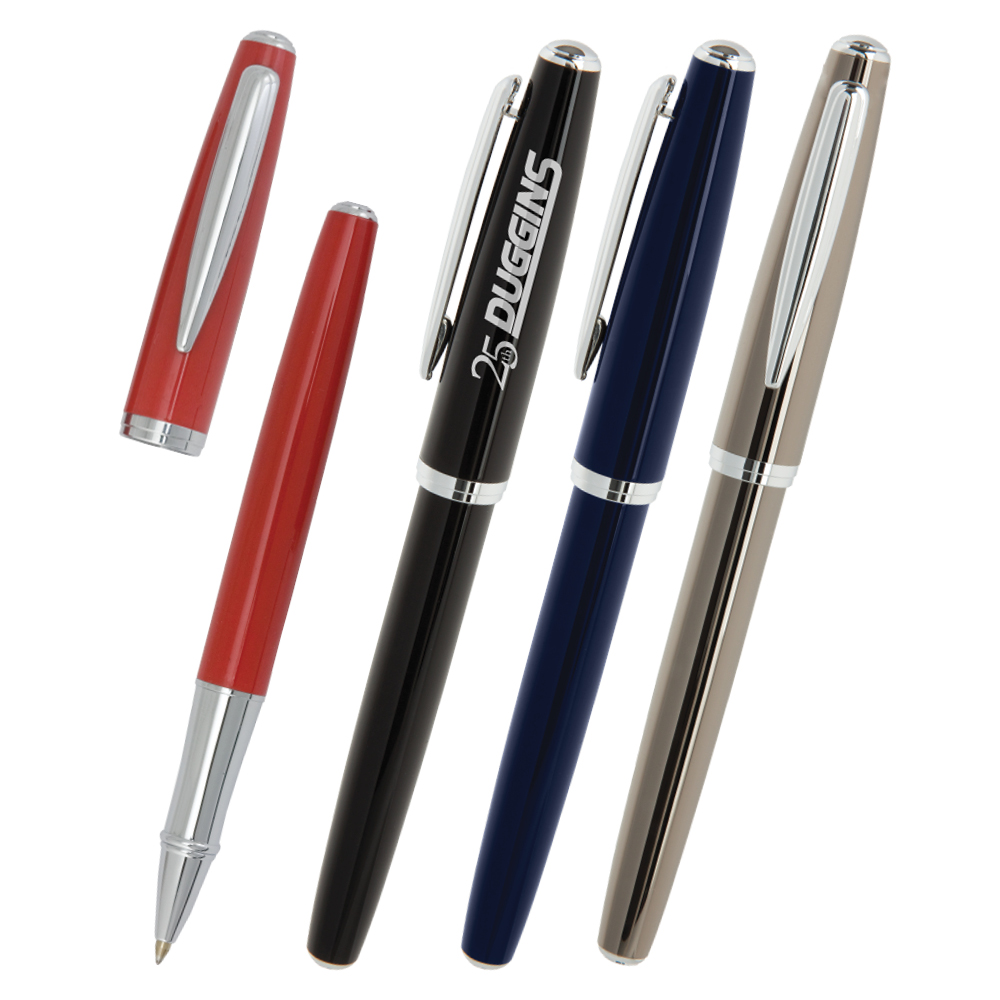 Custom Engraved Stanford Rollerball Brass Cap-Off Roller Ball Pen Custom Engraved Stanford Rollerball Brass Cap-Off Roller Ball Pen