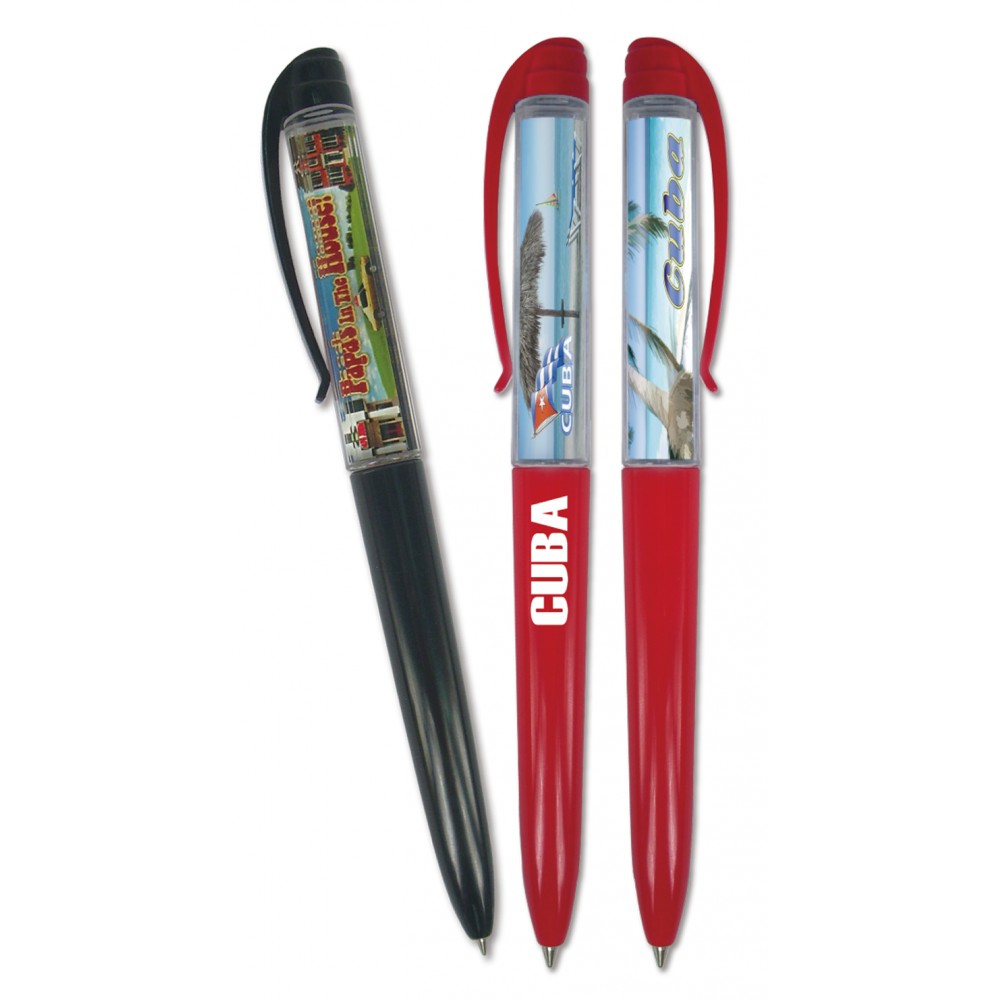 Custom Imprinted Economy Floating Liquid Pen w/ Floating Panel (Slim Barrel) Custom Imprinted Economy Floating Liquid Pen w/ Floating Panel (Slim Barrel)