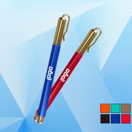Rollerball Pen with Mini Clip Custom Imprinted  Rollerball Pen with Mini Clip Custom Imprinted