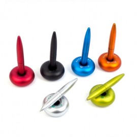 Logo Branded Floating Pen With Magnetic Base Ballpoint Writing Pen