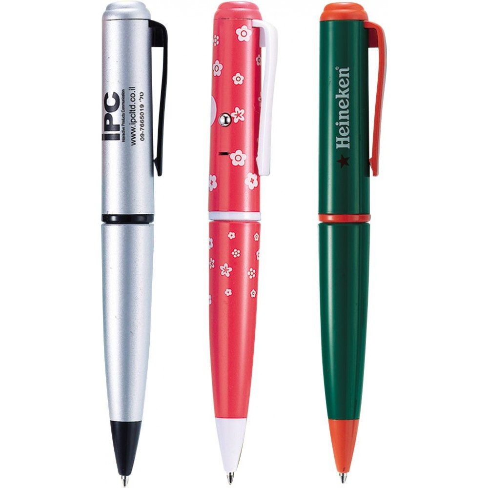 Custom Imprinted Projection Plastic Pen - Color Projection Image Custom Imprinted Projection Plastic Pen - Color Projection Image