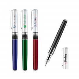 Custom Imprinted Cap-off Rollerball Pen