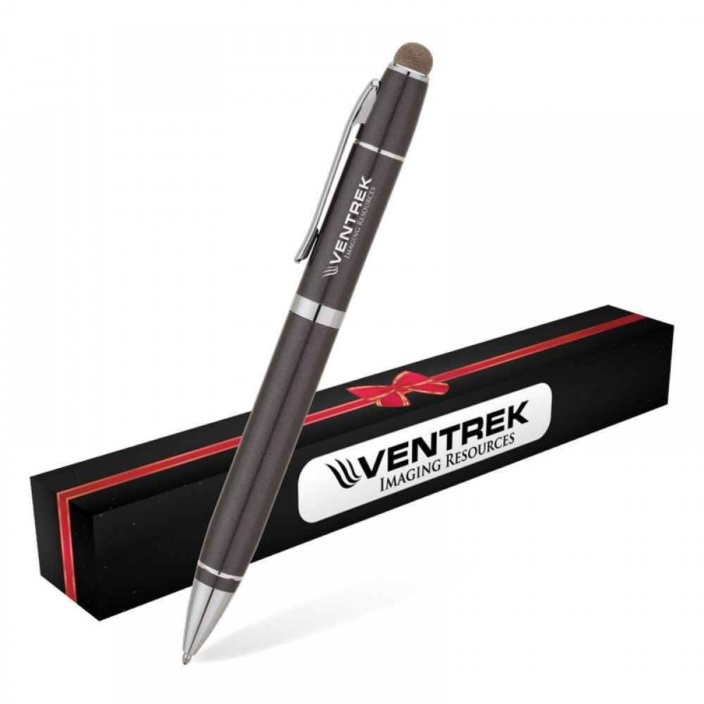Custom Engraved Conductor Ballpoint Pen / Stylus & Packaging Custom Engraved Conductor Ballpoint Pen / Stylus & Packaging
