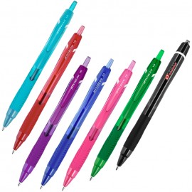 Custom Imprinted Uniball Jetstream Elements Gel Pen with many Vibrant Color Combinations