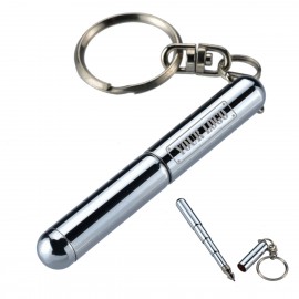 Telescoping Pen Key Chain Logo Branded