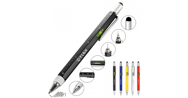 Multi Rulers Metal Tool Pen Logo Branded - Bravamarketing.com | Pens ...