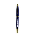 Gold-Accented Metal Business Pen Logo Branded