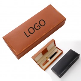 Logo Branded Pu Business Pen Gift Box  Logo Branded Pu Business Pen Gift Box